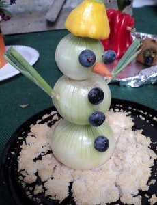 Onion Snowman